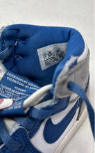 Load image into Gallery viewer, Nike Boys Air Jordan 1 Retro High FD1413-410 White Blue Basketball Shoes Size 8C
