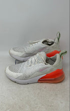 Load image into Gallery viewer, Nike Boys Air Max 270 943345-113 White Coral Lace-Up Running Shoes Size 5.5Y
