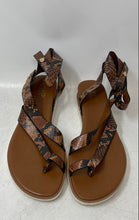 Load image into Gallery viewer, Franco Sarto Womens Daven Brown Designed Ankle Strap Gladiator Sandals Size 10M
