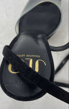 Load image into Gallery viewer, Jennifer Lopez Womens Black Open Toe Stiletto Platform Heels Size 8.5M
