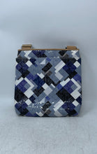 Load image into Gallery viewer, Calvin Klein Womens Multicolor Monogram Adjustable Strap Flap Crossbody Bag
