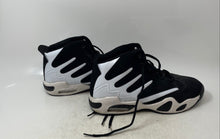 Load image into Gallery viewer, Mens Black White Leather High Top Lace-Up Sneaker Shoes Size EUR 42
