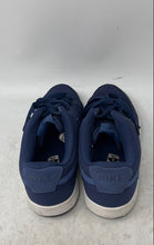 Load image into Gallery viewer, Nike Mens Court Vision Low Blue Leather Lace-Up Sneaker Shoes Size 8

