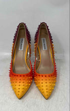 Load image into Gallery viewer, Steve Madden Womens Testy Multicolor Studded Slip-On High D'Orsay Heels Size 7M
