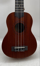 Load image into Gallery viewer, Everjoys Soprano Brown Natural Wood 4-String Acoustic Ukulele
