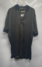 Load image into Gallery viewer, Bobby Jones Mens Blue Printed Short Sleeve Collared Polo Shirt Size XL
