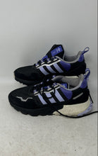 Load image into Gallery viewer, Adidas Womens ZX 1K Boost H00443 Black Purple Lace-Up Sneaker Shoes Size 7
