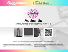 Load image into Gallery viewer, Authentic Marc Jacobs Womens Gray Leather Adjustable Strap Crossbody Bag Damaged
