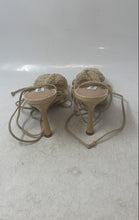 Load image into Gallery viewer, Steve Madden Womens Rosalita Beige Open Toe Ankle Tie Strappy Sandals Size 9.5M
