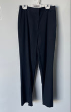 Load image into Gallery viewer, Anne Klein Womens Navy Blue Flat Front Pockets Straight Leg Dress Pants Size 4
