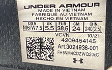 Load image into Gallery viewer, Under Armour Unisex HOVR Phantom 2 IntelliKnit Black Gold Sneaker Shoes M6 W7.5

