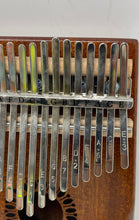 Load image into Gallery viewer, Newlam Brown 17-Key Mahogany Wood Kalimba Thumb Piano With Tuning Hammer
