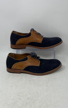 Load image into Gallery viewer, Johnston &amp; Murphy Mens Black Brown Suede Round Toe Oxford Dress Shoes Size 9M
