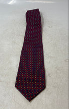 Load image into Gallery viewer, Polo By Ralph Lauren Mens Red Geometric Floral Print Keeper Loop Pointed Tie
