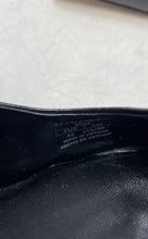 Load image into Gallery viewer, Zara Womens Black Leather Pointed Toe Slip-On Slingback Heels Size EU 42
