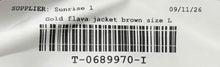 Load image into Gallery viewer, Gold Flava Womens Brown Long Sleeve Regular Fit Full-Zip Utility Jacket Size 26
