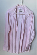 Load image into Gallery viewer, Calvin Klein Mens Pink Striped Extra Slim-Fit Long Sleeve Dress Shirt Size XL
