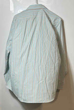 Load image into Gallery viewer, Perry Ellis Portfolio Mens Multicolor Striped Print Cotton Dress Shirt Size L

