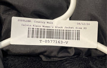 Load image into Gallery viewer, Calvin Klein Womens Black Long Sleeve Hooded Full-Zip Puffer Jacket Size XS
