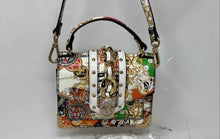 Load image into Gallery viewer, Aldo Womens Multicolor Detachable Strap Shoulder Crossbody Handbag
