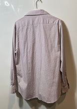 Load image into Gallery viewer, Michael Kors Mens White Printed Long Sleeve Dress Shirt Size Large
