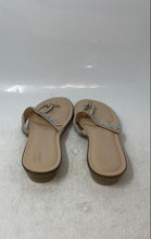 Load image into Gallery viewer, Italian Shoemakers Womens Beige Rhinestone Slip-On Slide Sandals Size 7.5
