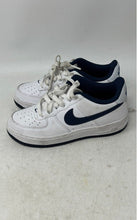 Load image into Gallery viewer, Nike Kids Air Force 1 FV5948-104 White Blue Lace-Up Sneaker Shoes Size 2Y
