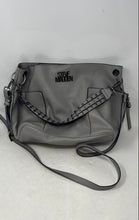 Load image into Gallery viewer, Steve Madden Womens Gray Faux Leather Detachable Strap Shoulder Handbag
