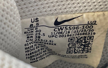 Load image into Gallery viewer, Nike Womens Court Vision Low CW5596-100 White Silver Color Sneaker Shoes Sz 8.5
