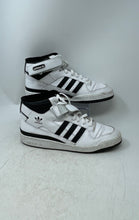 Load image into Gallery viewer, Adidas Mens Forum Mid FY7939 White Black Leather Lace-Up Sneaker Shoes Size 11.5
