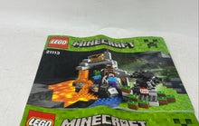 Load image into Gallery viewer, Lot Of 3 Pcs Lego Minecraft 21113 &amp; 21126 Building Toy Instruction Manuals Books

