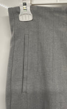 Load image into Gallery viewer, Zara Womens Gray Flat Front Pockets Straight Leg Trouser Pants Size Small
