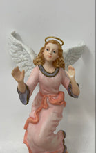 Load image into Gallery viewer, Hand Painted Angel In A Pink Gown Porcelain Decorative Figurine Collectible
