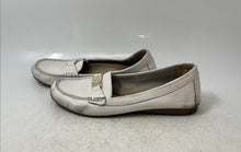 Load image into Gallery viewer, Giani Bernini Womens Dailyn White Leather Moc Toe Slip-On Loafer Shoes Size 7
