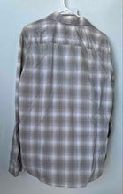 Load image into Gallery viewer, Calvin Klein Mens Multicolor Plaid Long Sleeve Slim Fit Button-Up Shirt Size L
