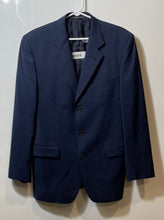 Load image into Gallery viewer, Lubiam 1911 Mens Blue Wool Long Sleeve Notch Lapel Three-Button Blazer Size 48R
