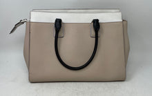 Load image into Gallery viewer, Kate Spade Womens Cameron Pink White Colorblock Leather Zip Top Satchel Handbag

