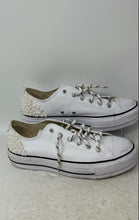 Load image into Gallery viewer, Converse Womens Chuck Taylor All Star Lift Platform Ox White Sneaker Shoes Sz 7
