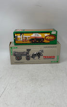 Load image into Gallery viewer, Lot Of 2 Pcs Texaco Collector Series Diecast Horse &amp; Tanker Coin Bank Toys
