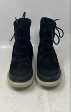 Load image into Gallery viewer, Sorel Womens Explorer II Joan NL4455-011 Black Faux Fur Snow Boots Size 8
