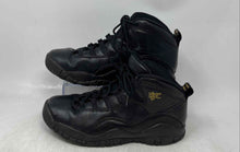 Load image into Gallery viewer, Nike Kids Air Jordan 10 Retro Black Leather Lace-Up Sneaker Shoes Size 7Y
