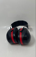 Load image into Gallery viewer, 3M Peltor Optime 105 Black And Red Noise Reduction Hearing Protection Earmuffs
