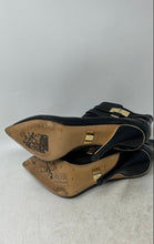 Load image into Gallery viewer, Michael Kors Womens Black Leather Pointed Toe Stiletto Ankle Booties Size 37
