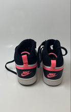 Load image into Gallery viewer, Nike Girls Court Borough Mid 2 CD7782-005 Black Pink White Sneaker Shoes Size 6Y
