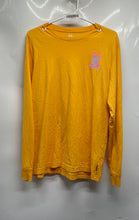 Load image into Gallery viewer, Psycho Bunny Mens Yellow Graphic Print Long Sleeve Round Neck T-Shirt Size 6
