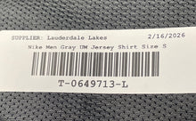 Load image into Gallery viewer, Nike Mens Gray Miami Hurricanes Short Sleeve Pullover Jersey T-Shirt Size Small
