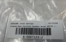 Load image into Gallery viewer, Hisense Model AX700 Black 5.1.4 Channel Rear Surround Speaker Not Tested
