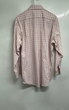 Load image into Gallery viewer, Hugo Boss Mens Multicolor Plaid Print Long Sleeve Dress Shirt Size 16 32/33

