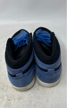 Load image into Gallery viewer, Nike Mens Air Jordan 1 High DZ5485-042 Black Blue Lace-Up Sneakers Shoes Size 8
