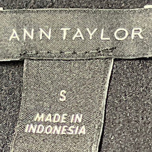 Load image into Gallery viewer, Ann Taylor Womens Black Short Sleeve Round Neck Pullover T-Shirt Size Small
